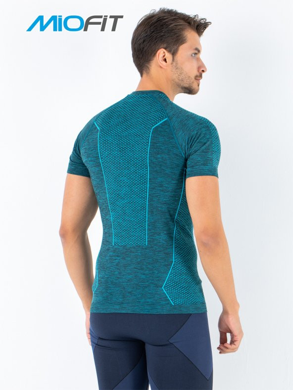 MioFit Erkek Active Kısa Kollu Dikişsiz Spor Tişört - Resim 11
