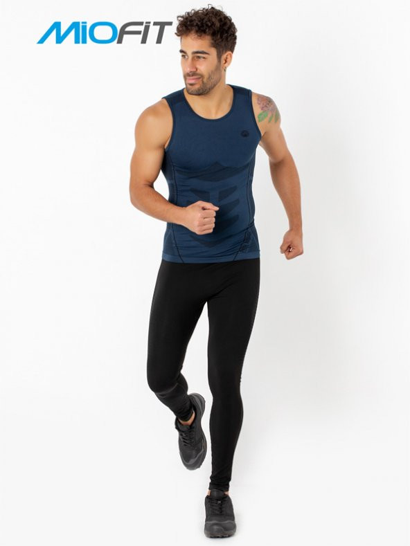 MioFit Erkek Breathable Mesh Dikişsiz Spor Atlet - Resim 2