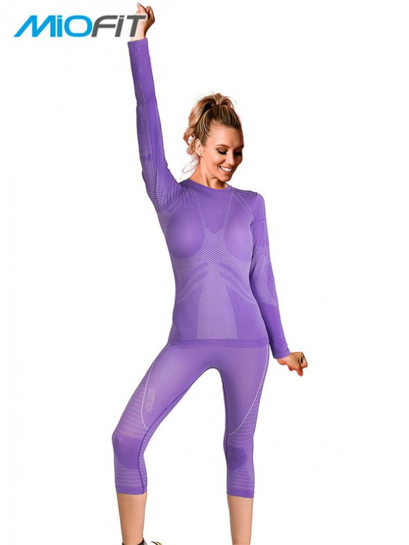 MioFit Kadın Energy Dry Fit Dikişsiz Spor Tişört - Resim 4