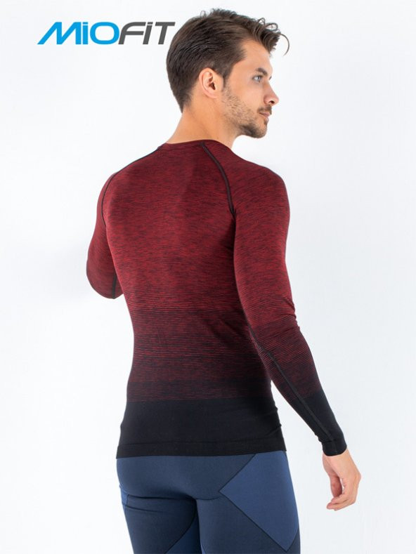 MioFit Erkek Active Dikişsiz Uzun Kollu Spor Tişört - Resim 6
