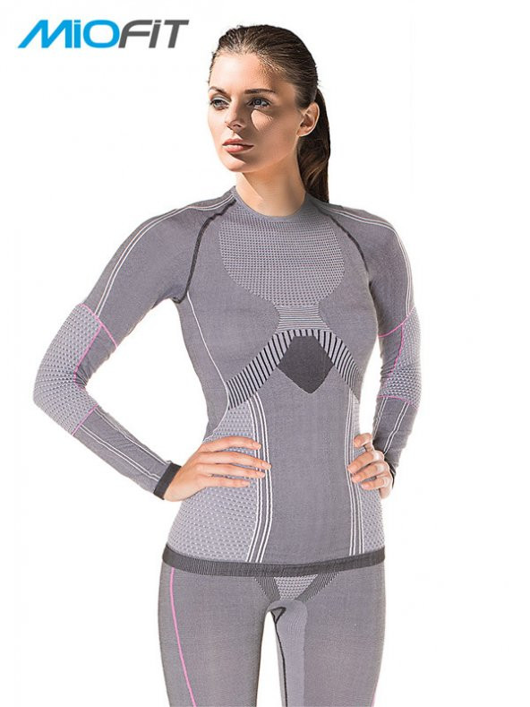 Kadın Running Power Fit Uzun Kollu Dikişsiz Spor Tişört - 11