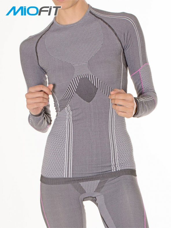 Kadın Running Power Fit Uzun Kollu Dikişsiz Spor Tişört - 7