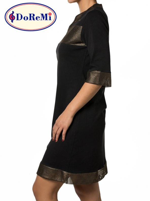 Black Gold Bayan Penye Gecelik - Resim 4