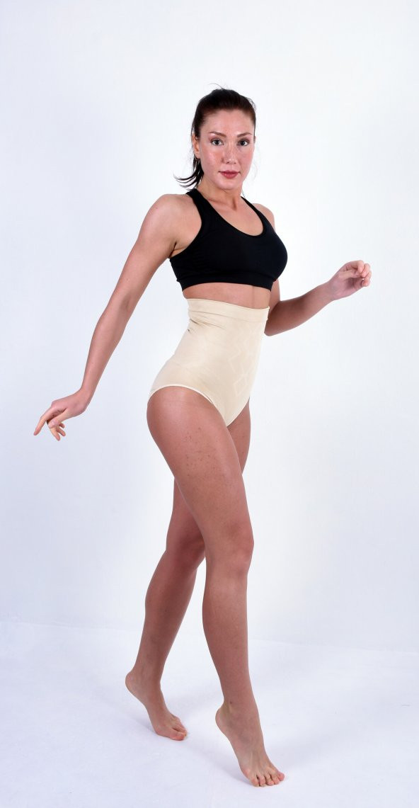 YÜKSEK BEL KÜLOT KORSE - Resim 3