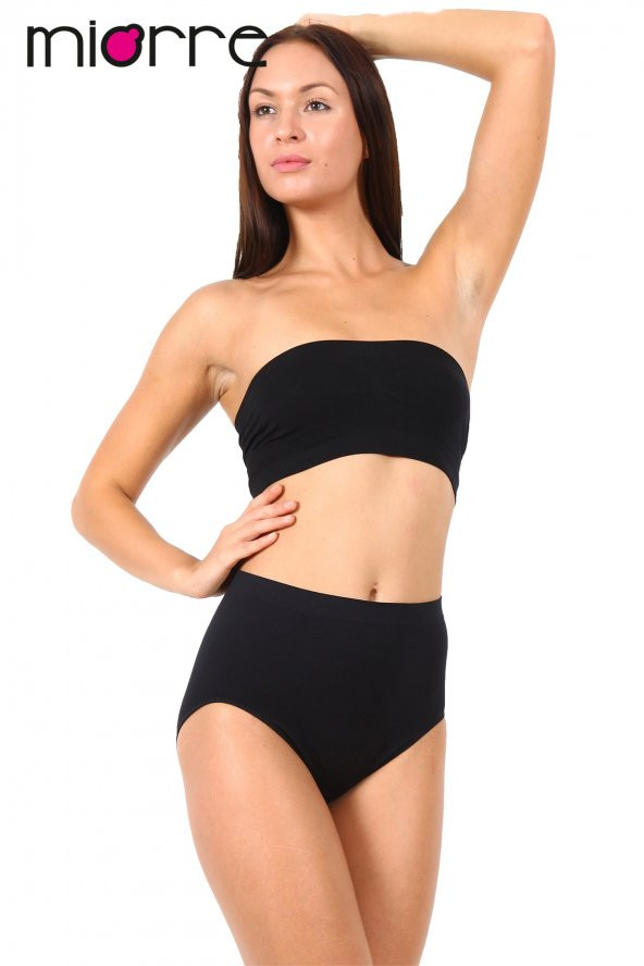 Yüksek Bel Dikişsiz Slip - Resim 3