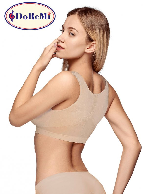 Compression Toparlayıcı Dikişsiz Korse Büstiyer - Resim 4