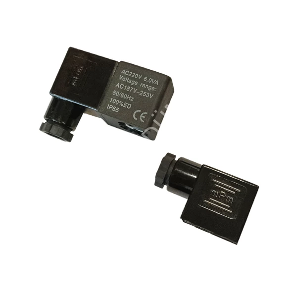 Pnömatik Valf Ventil Bobin Ve Soket 8mm - 12/24/110/220V Ac/Dc - Resim 4