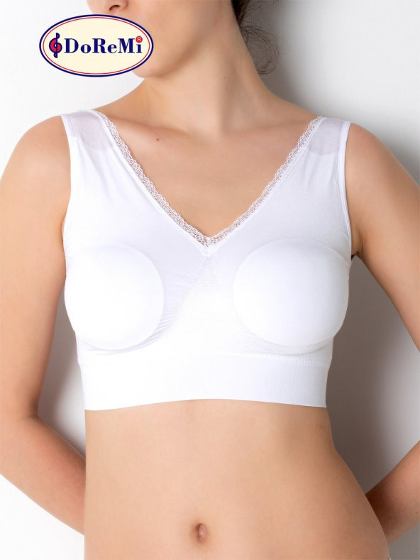 İnce Pedli Seamless Toparlayıcı Büstiyer - Resim 4