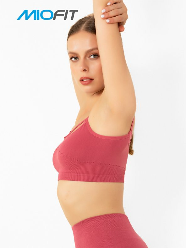 Dikişsiz Pilates & Yoga Spor Sütyeni - Resim 4