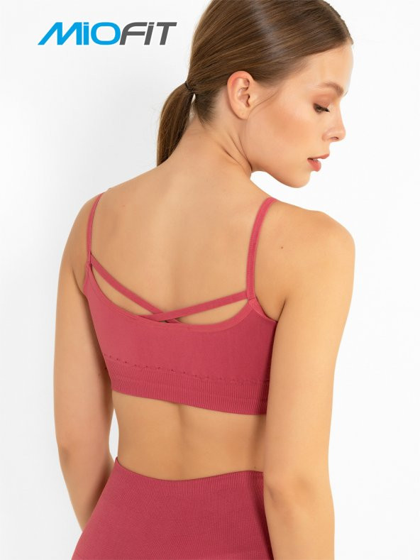 Dikişsiz Pilates & Yoga Spor Sütyeni - Resim 5
