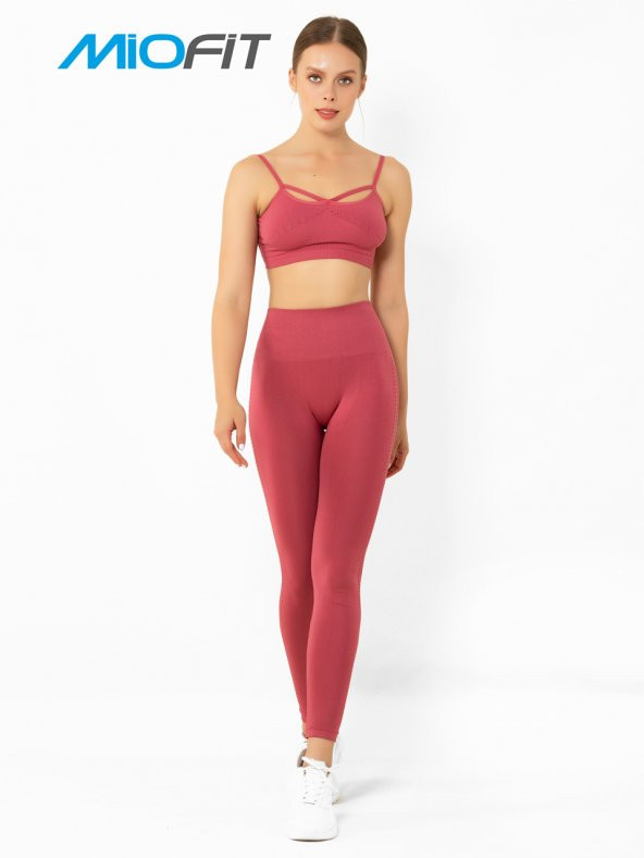 Dikişsiz Pilates & Yoga Spor Sütyeni - Resim 6