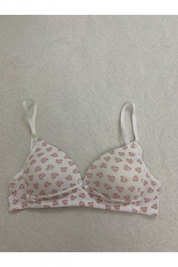 Kalp Desenli Desteksiz Balensiz Alıştırma Sütyeni ürün görseli