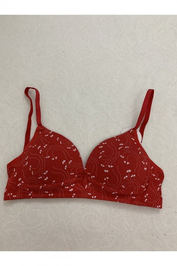 Kalp Desenli Desteksiz Balensiz Alıştırma Sütyeni ürün görseli