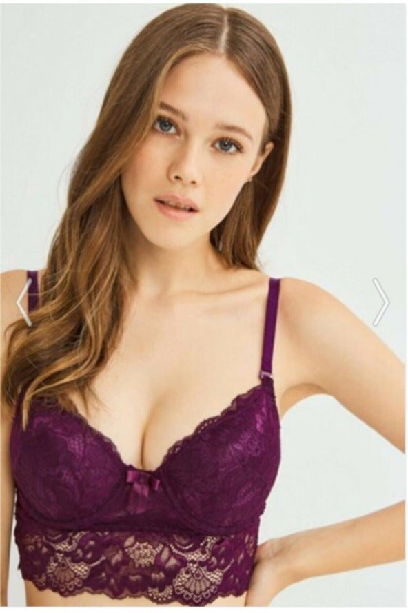 Dantelli Destekli Bralet Sütyen Takımı