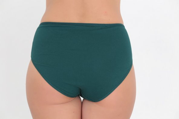 Dantel Detaylı Günlük Kadın Külot Yeşil - Resim 3