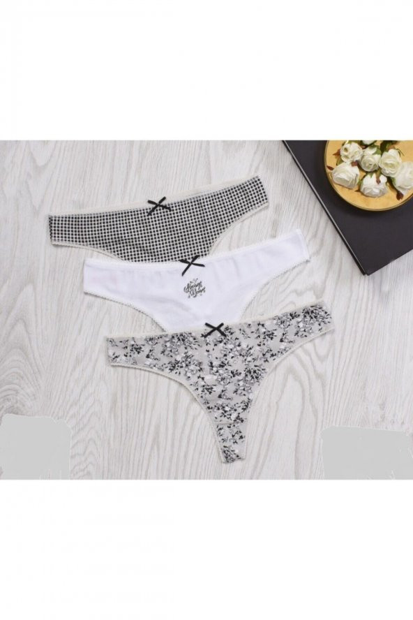 Kadın Renkli Tanga Külot ürün görseli