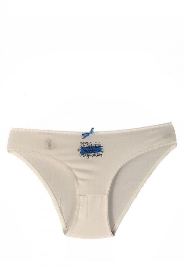 Kadın Slip Pamuklu Külot Koyu Mavi Renkli 7li Paket Iç Çamaşırı - Resim 4