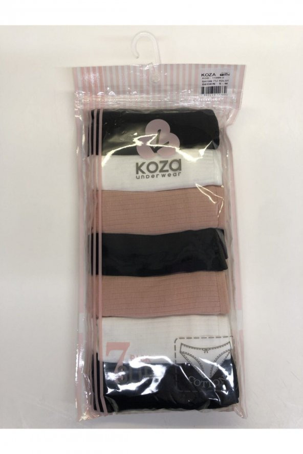 Kadın Pamuklu 7’li Slip - Resim 2