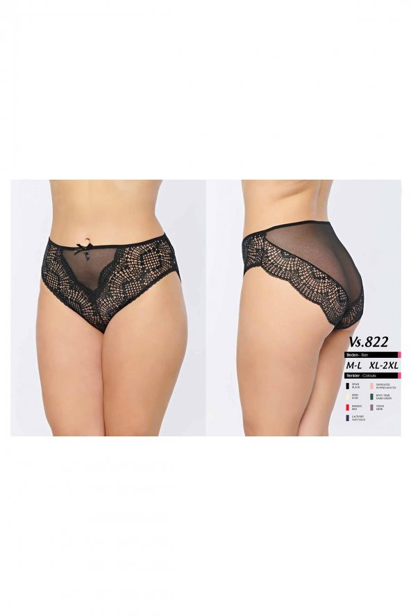 Dantelli Bato Külot Koyu Yeşil ürün görseli