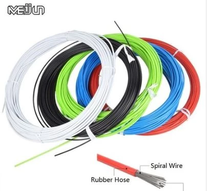 2 metre bisiklet dış vites kablosu + 2 ADET vites teli RENKLİ - Resim 2