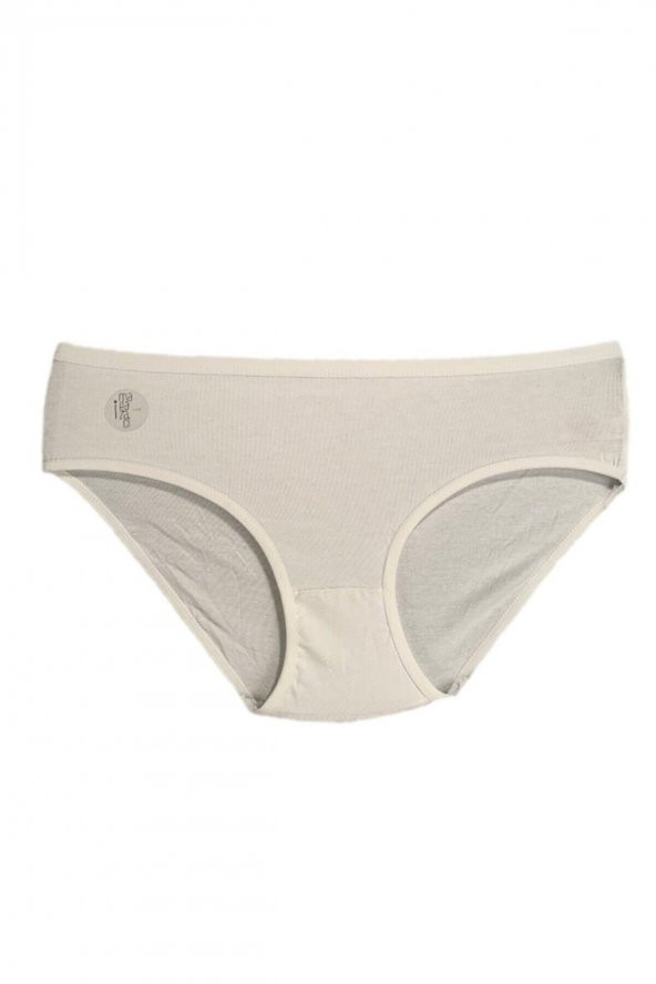 Kadın Pamuklu Bato Külot(yüksek Belli) Haki Yeşil 7li Paket - Resim 3