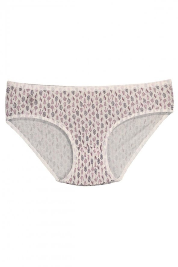 Kadın Soft Mor Pamuklu Bato Külot (Yüksek Belli)  7li Paket - Resim 4