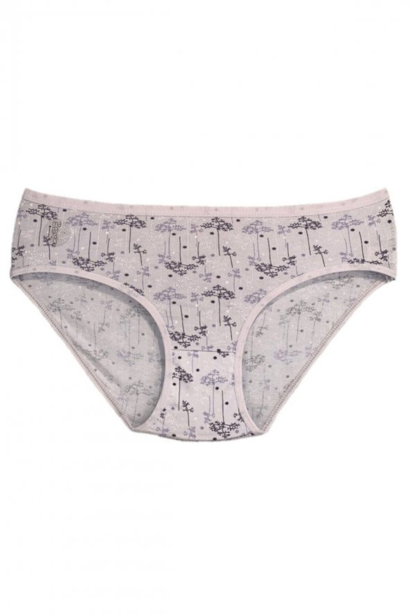 Kadın Soft Mor Pamuklu Bato Külot (Yüksek Belli)  7li Paket - Resim 6