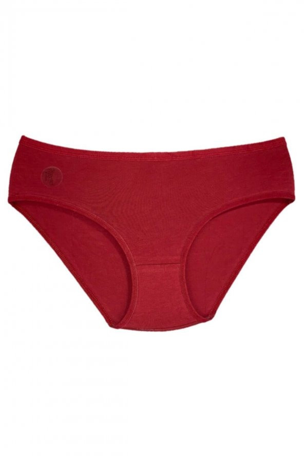 Kadın  Kiremit Rengi Ve Krem Renklerinde Pamuklu Bato Külot (Yüksek Belli) 7li Paket - Resim 7