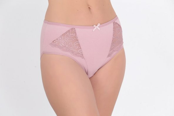 Dantel Detaylı Günlük Kadın Külot Lacivert - Resim 5