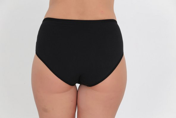 Dantel Detaylı Günlük Kadın Külot Siyah - Resim 3