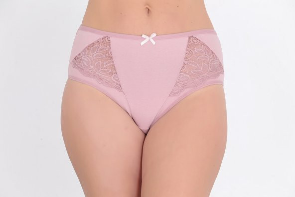 Dantel Detaylı Günlük Kadın Külot Ekru - Resim 4