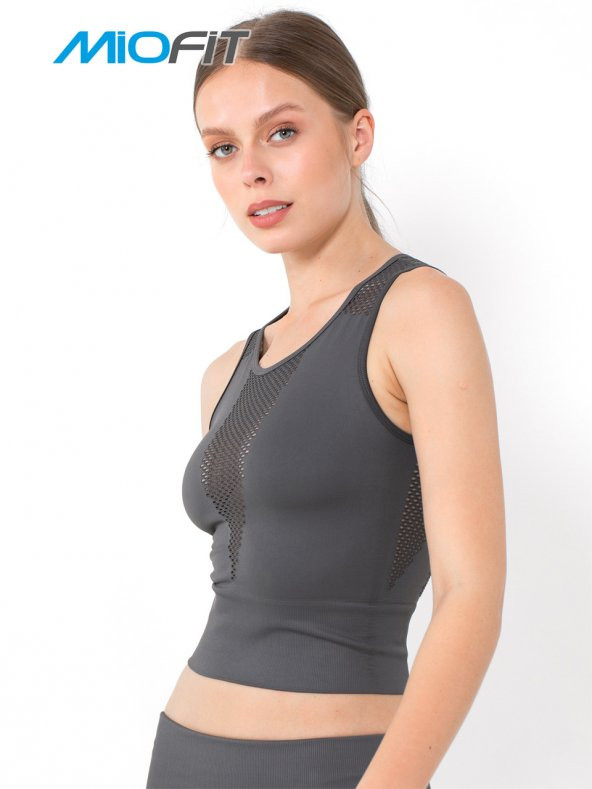 Kadın Efficiency Dikişsiz Spor Atlet - Resim 3