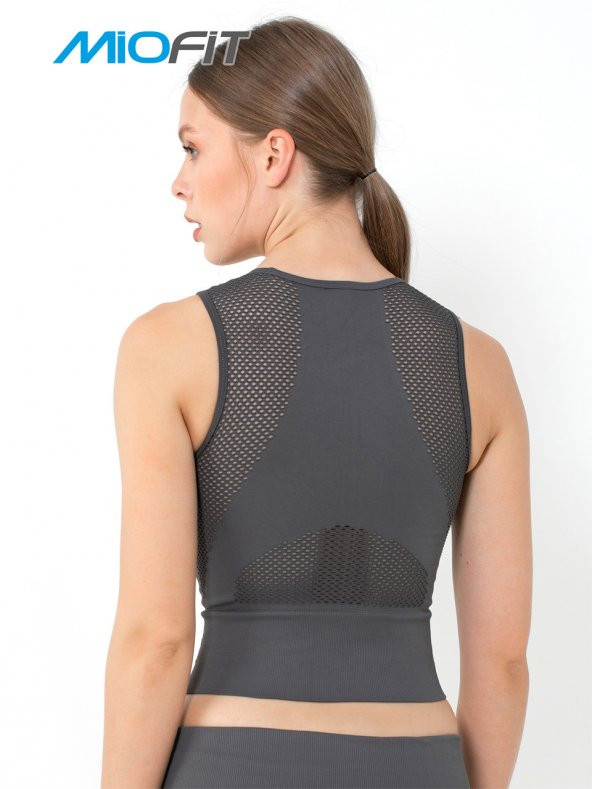 Kadın Efficiency Dikişsiz Spor Atlet - Resim 4