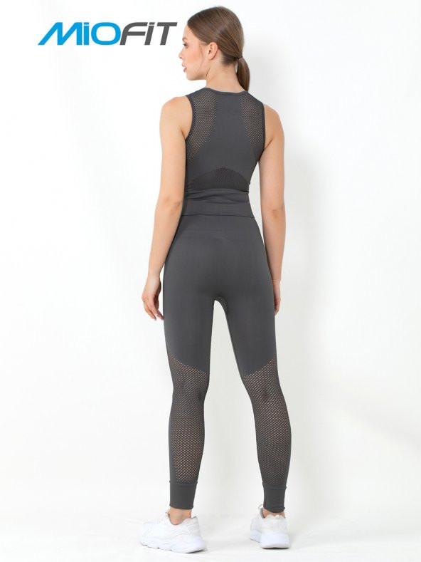 Kadın Efficiency Dikişsiz Spor Atlet - Resim 6