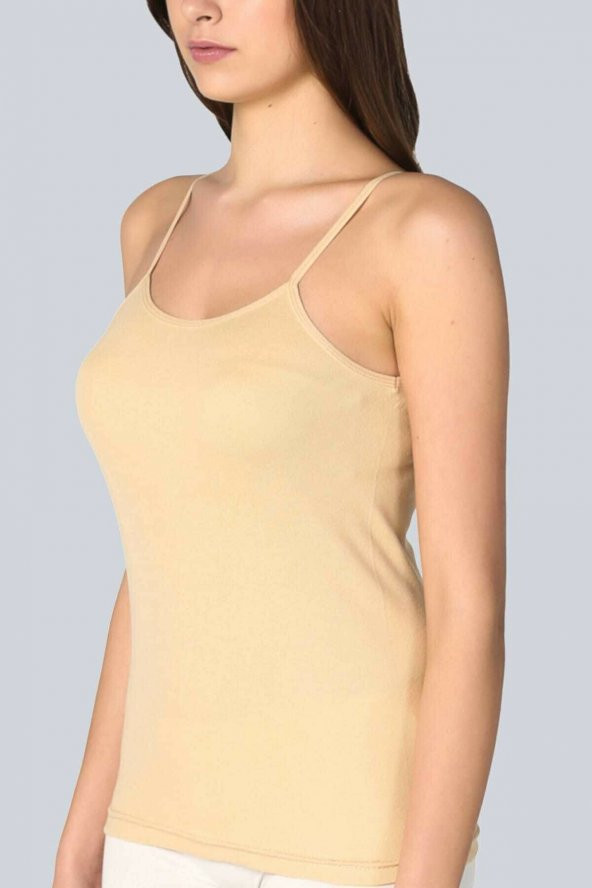 Bayan İnce Askılı Ribana Atlet 6lı paket ürün görseli