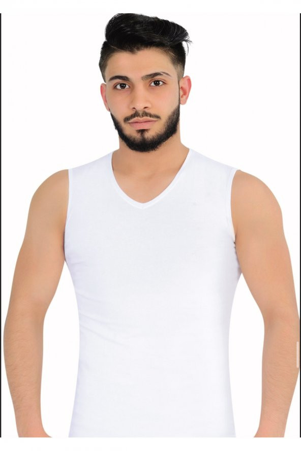 LİKRALI SIFIR KOL V YAKA ürün görseli