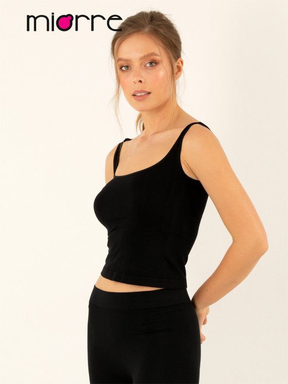 Miorre Seamless Dikişsiz Crop Top Atlet - Resim 3