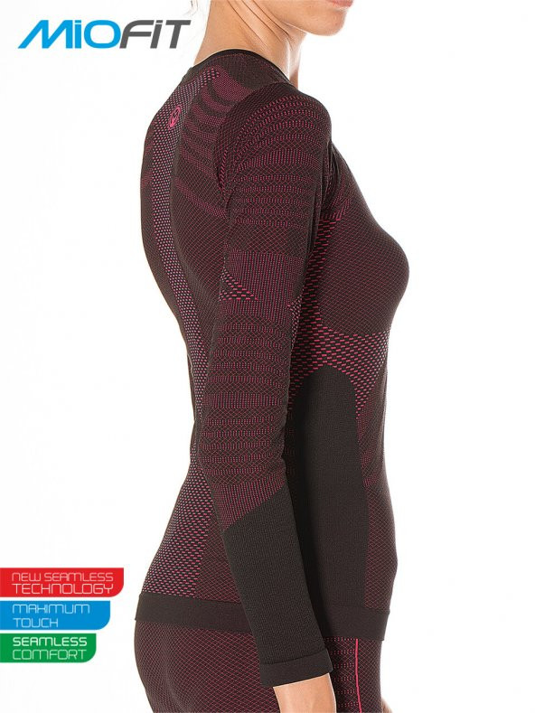 Kadın Comfortable Fit Dry Uzun Kollu Dikişsiz Spor Tişört - Resim 2