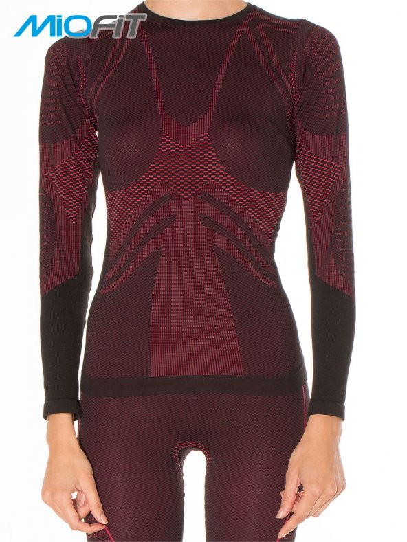 Kadın Comfortable Fit Dry Uzun Kollu Dikişsiz Spor Tişört - Resim 5