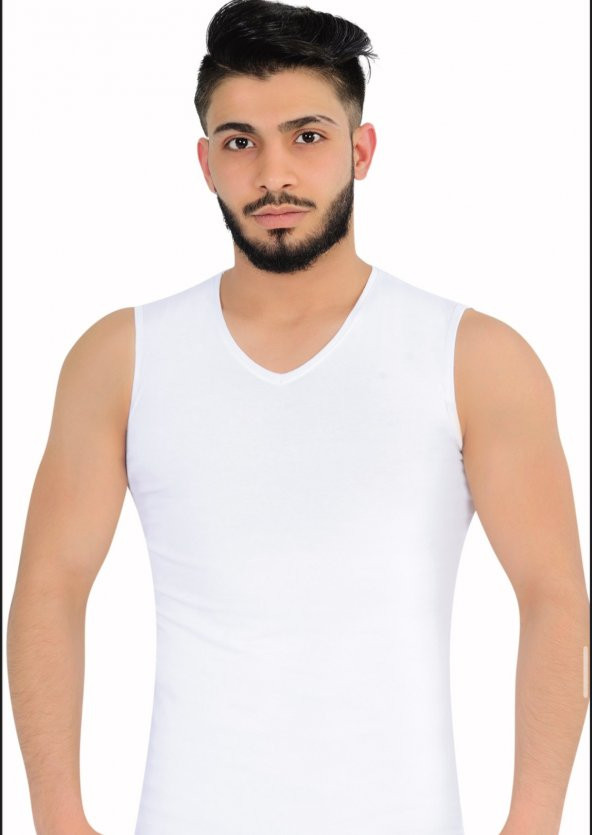 LİKRALI SIFIR KOL V YAKA 2li ürün görseli