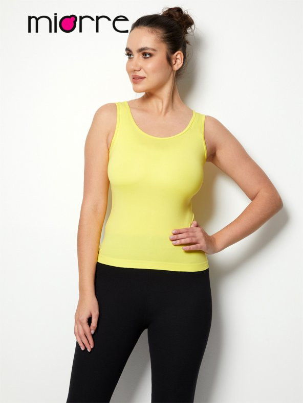 Miorre Kalın Askılı Seamless Bayan Atlet - Resim 3