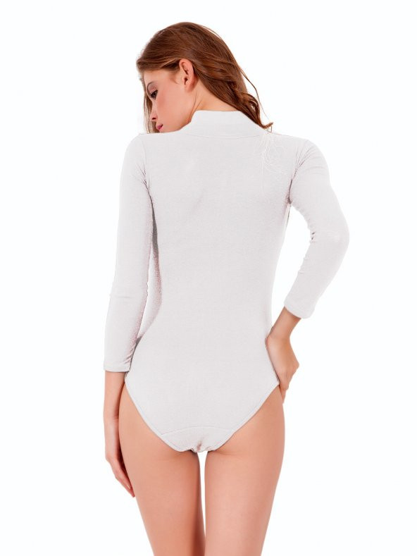 Uzun Kol Çıtçıtlı Yarım Balıkçı Body