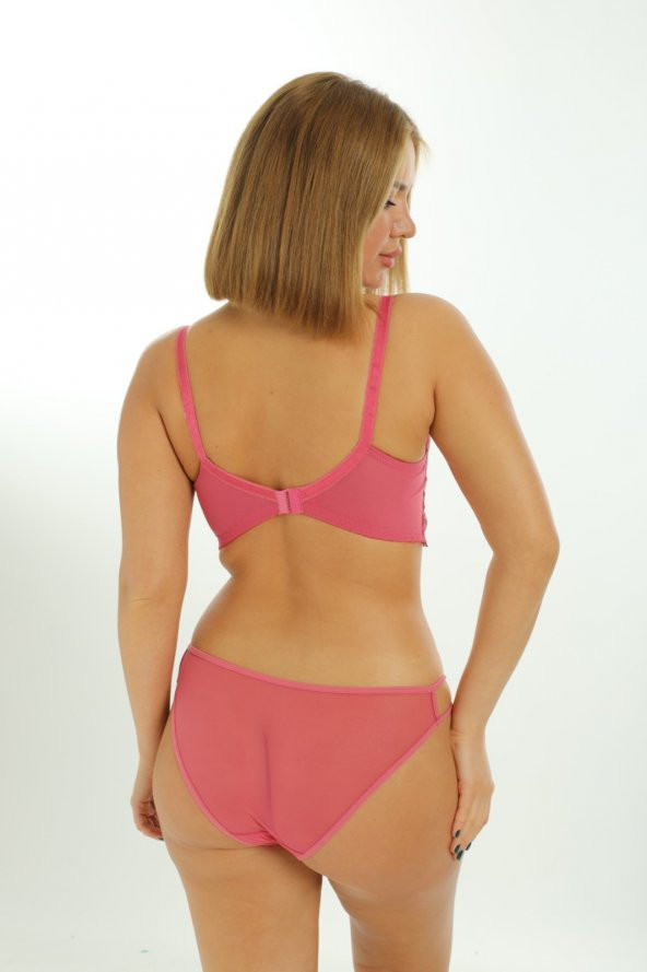 Yüksek Kalite Dantel İşlemeli Özel Motifli Bralet Takım - Resim 6