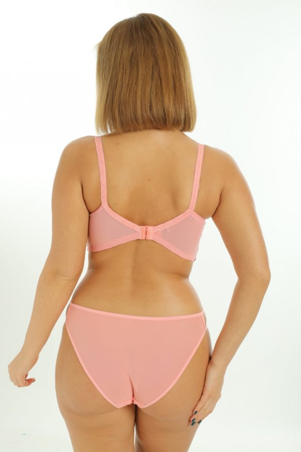 Yüksek Kalite Dantel İşlemeli Özel Motifli Bralet Takım - Resim 3