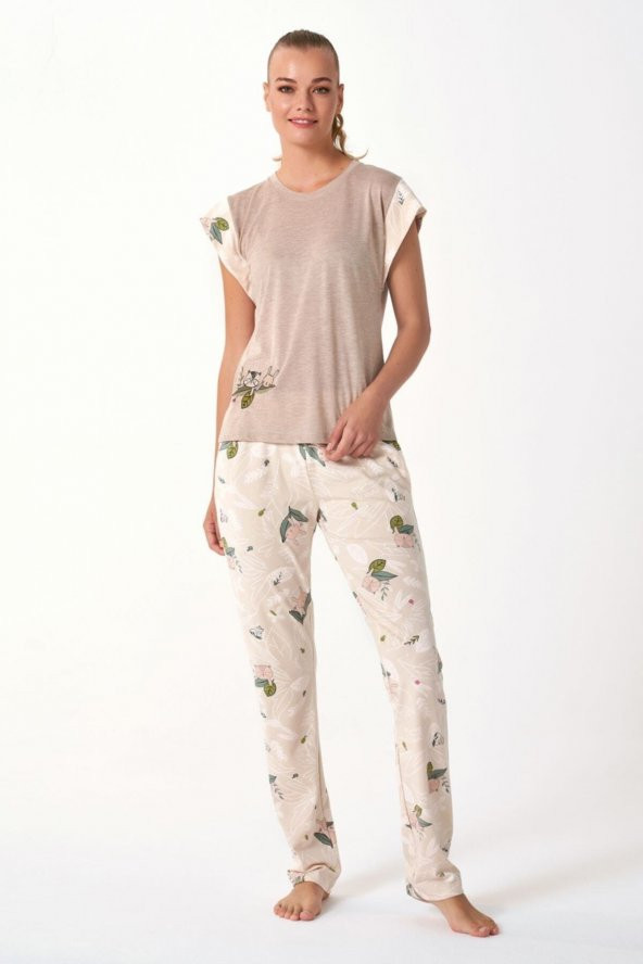 Sincap Baskılı Pijama Takımı