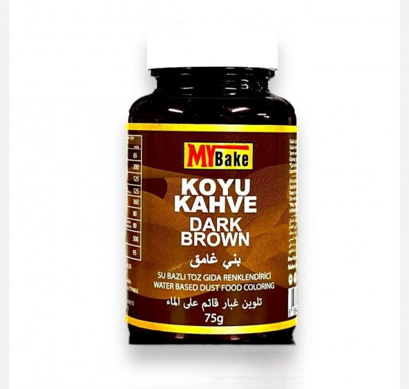 BOYA TOZ SU BAZLI 75 GR KUYU KAHVE MY BAKE