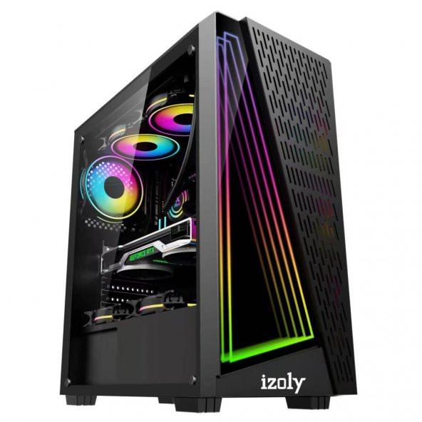 İzoly MARDY I5 12400F 16GB 512GB M2 NVME RX580 8GB Masaüstü Oyun Bilgisayarı
