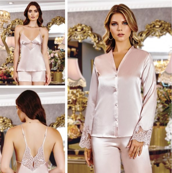 SATEN GECELİK SABAHLIK TAKIM - Resim 2