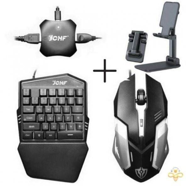 JCHF-68 PUBG KLAVYE MOUSE SET TELEFON TUTUCU MODELİ