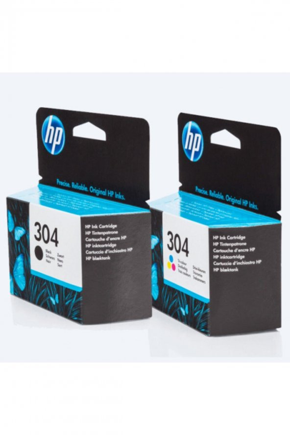 Hp 304 Orjinal Kartuş Set N9k05ae -n9k05ae / Deskjet 2600/2620/2630 /3720 / 3730 / 3732 - Resim 2